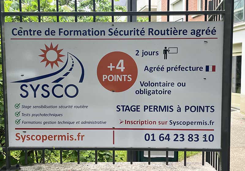 Stage de récupération de point permis agréé par la Préfecture de Melun